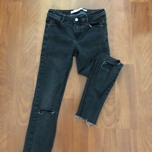 Zara TRAFALUC skinny black jeans